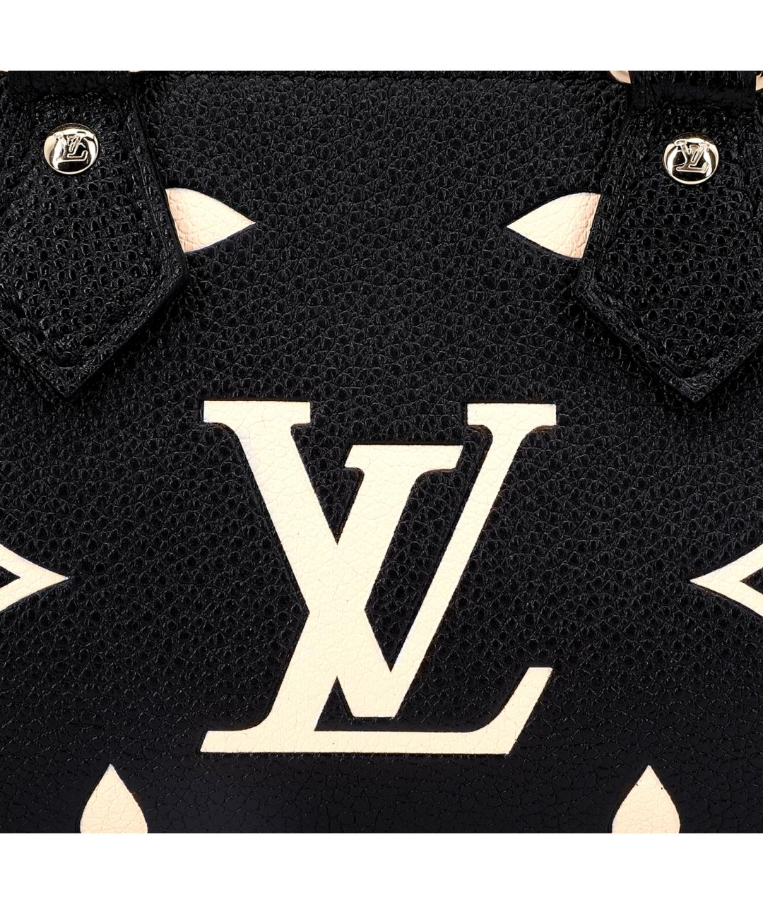 LOUIS VUITTON Черная сумка с короткими ручками, фото 5