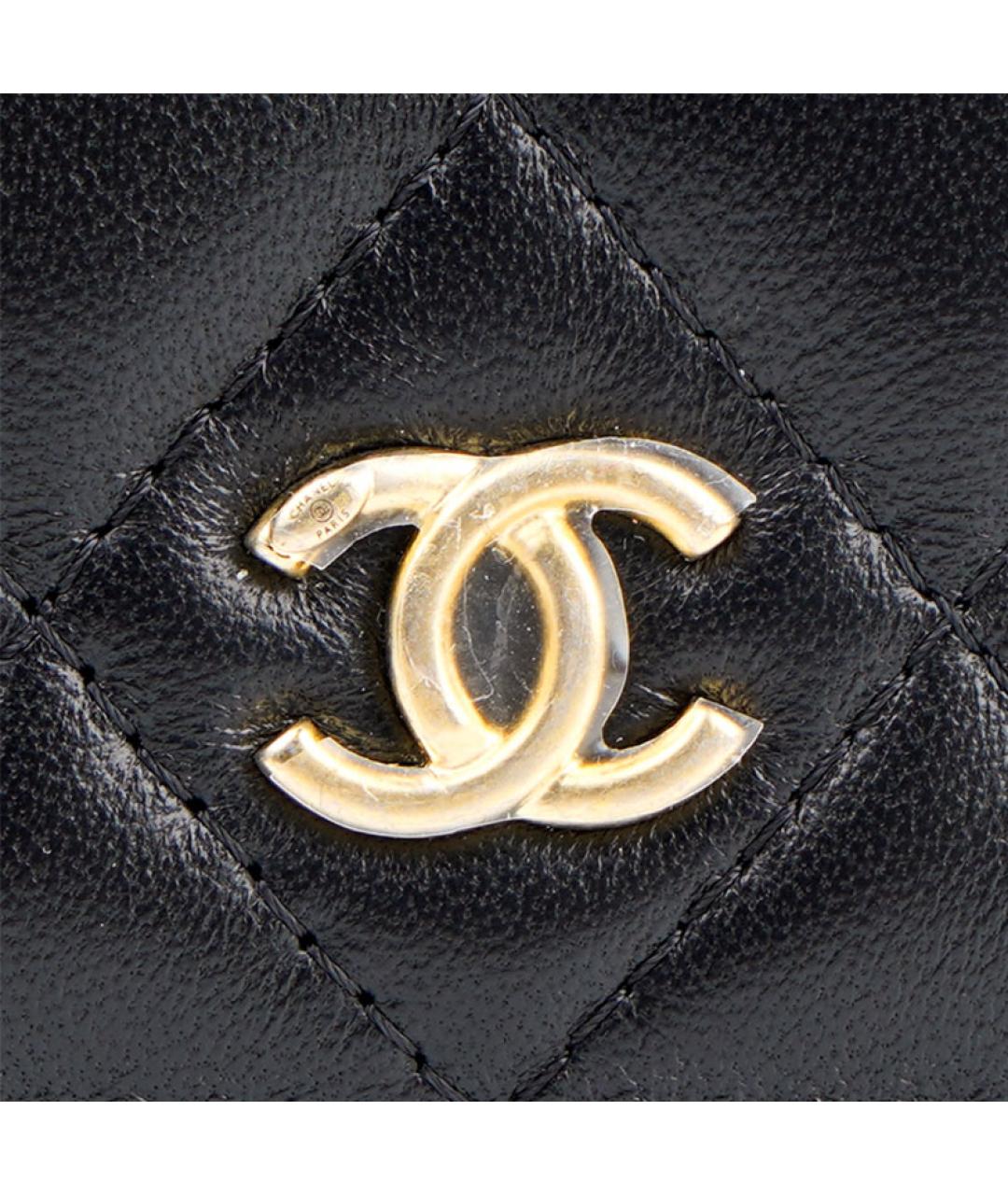 CHANEL Черная сумка через плечо, фото 5