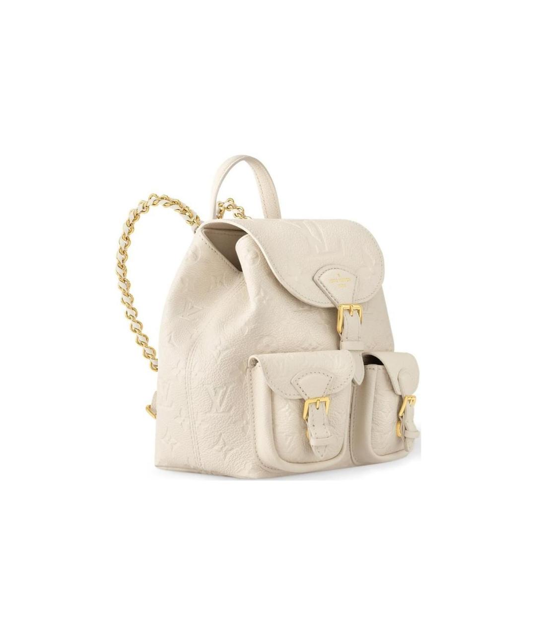 LOUIS VUITTON Белый кожаный рюкзак, фото 2