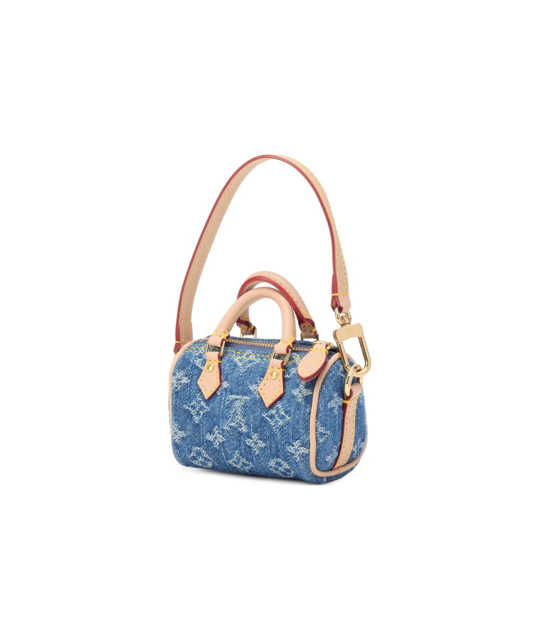 LOUIS VUITTON Синяя деним сумка через плечо, фото 2