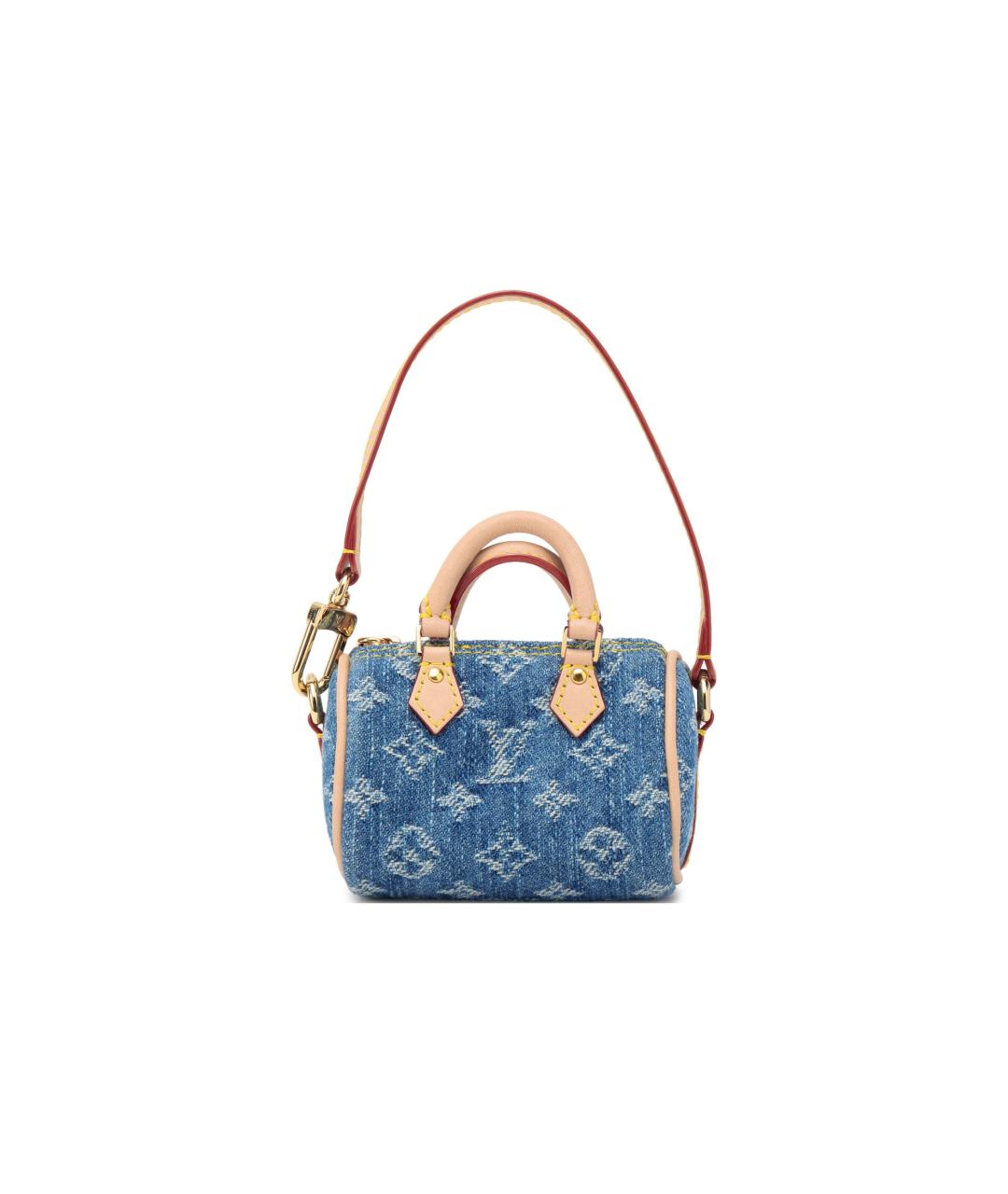 LOUIS VUITTON Синяя деним сумка через плечо, фото 3