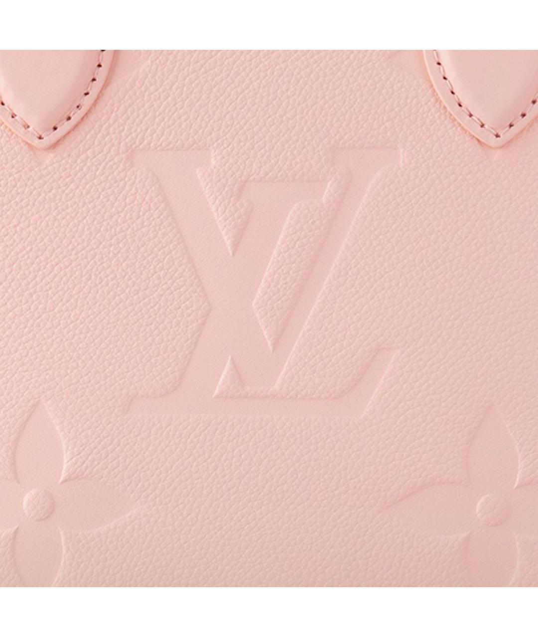 LOUIS VUITTON Розовая кожаная сумка тоут, фото 5