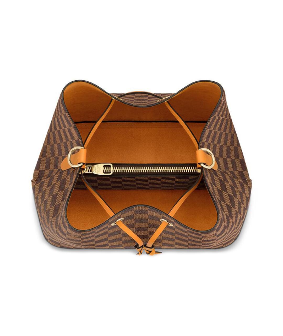 LOUIS VUITTON Коричневая сумка через плечо, фото 4