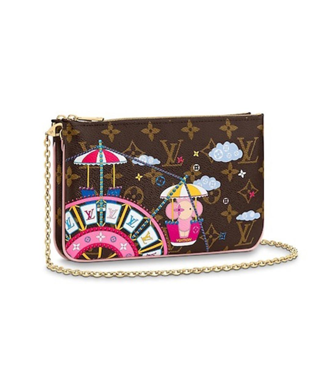 LOUIS VUITTON Хлопковая сумка через плечо, фото 1