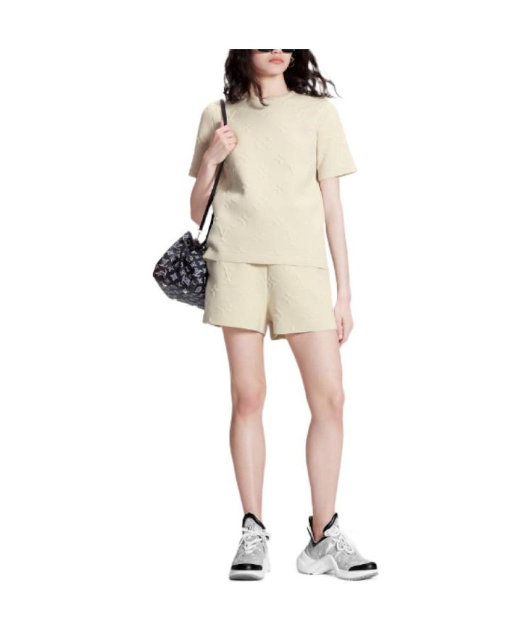 LOUIS VUITTON Хлопковая футболка, фото 2