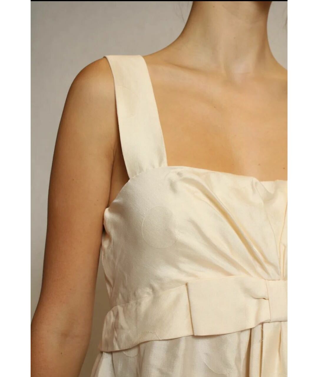 STELLA MCCARTNEY Бежевая майка, фото 4