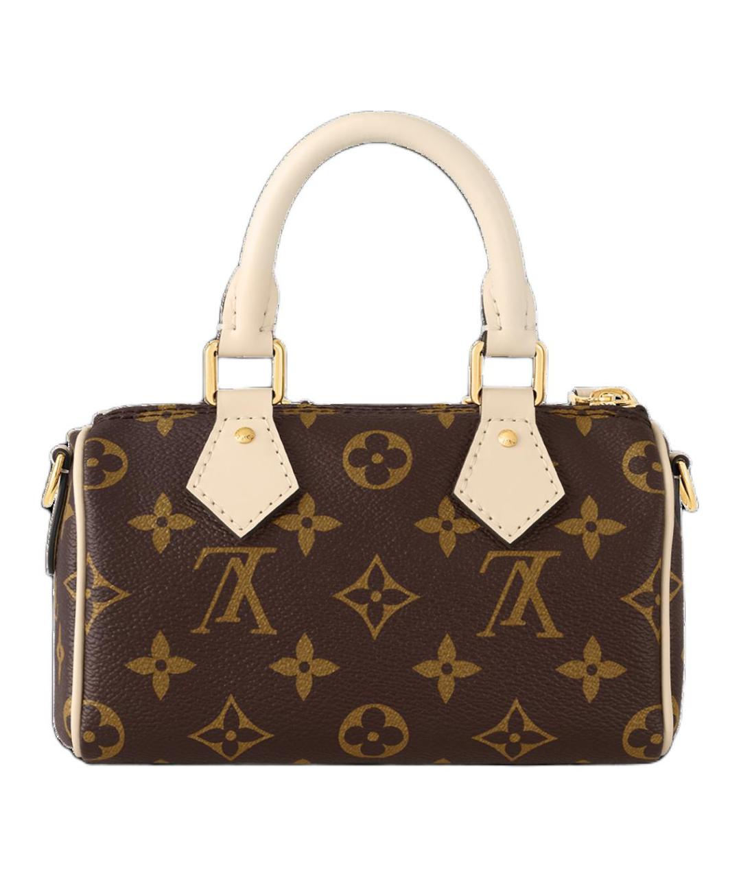 LOUIS VUITTON Коричневая сумка через плечо, фото 3