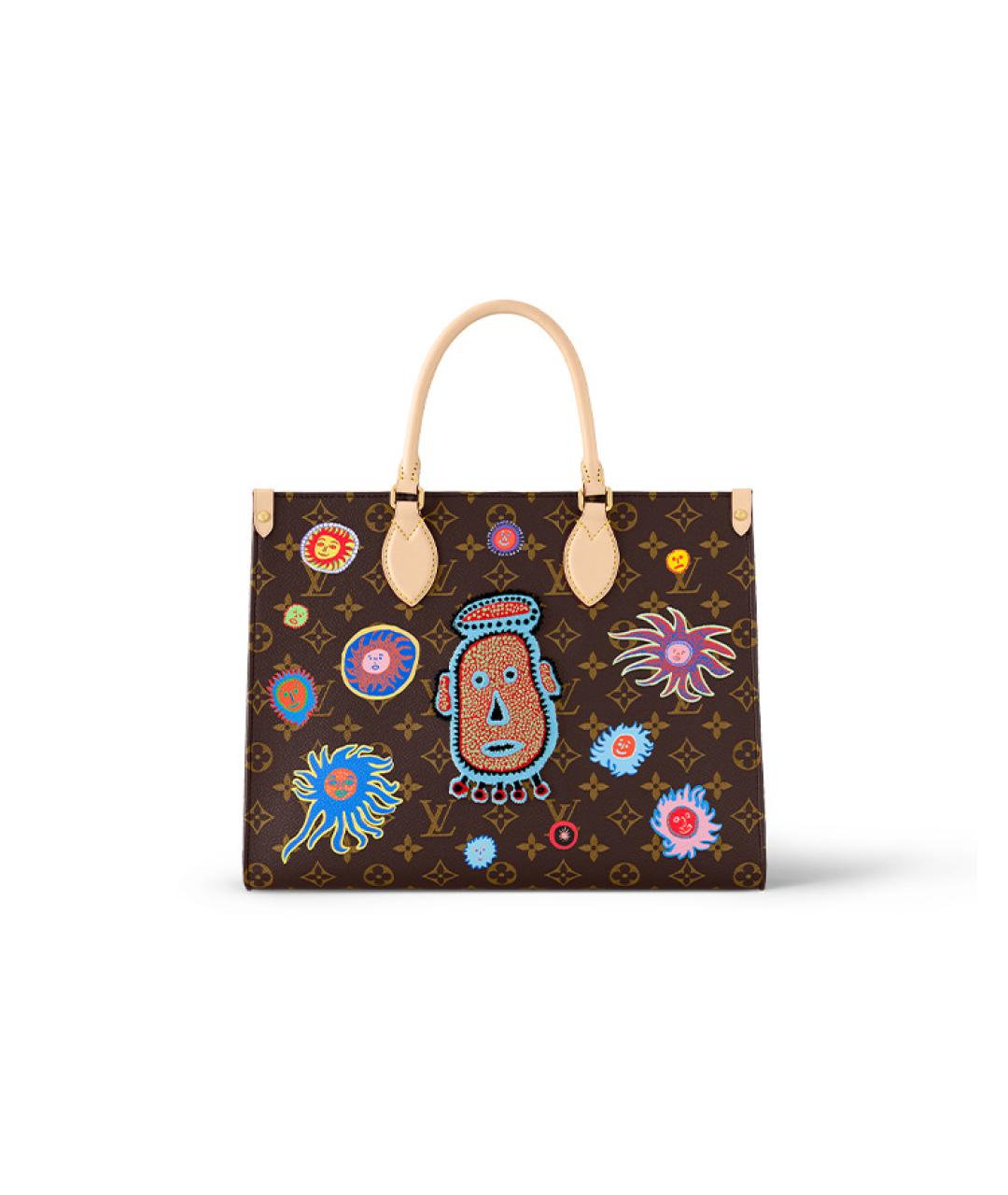 LOUIS VUITTON Коричневая сумка тоут, фото 3