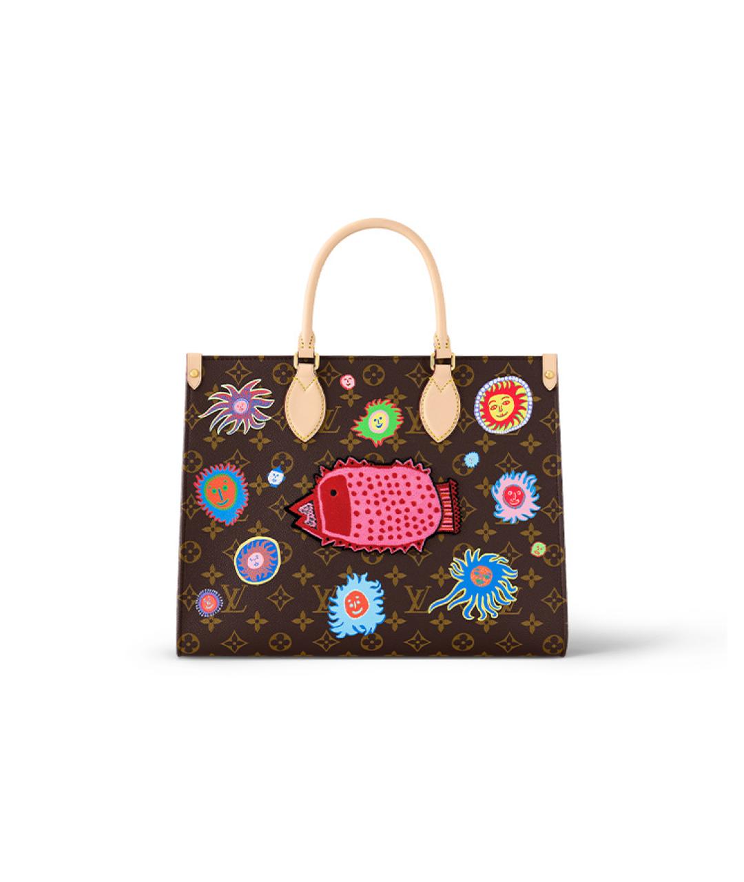 LOUIS VUITTON Коричневая сумка тоут, фото 7