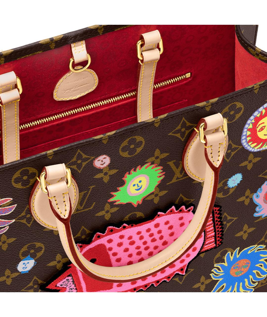 LOUIS VUITTON Коричневая сумка тоут, фото 5