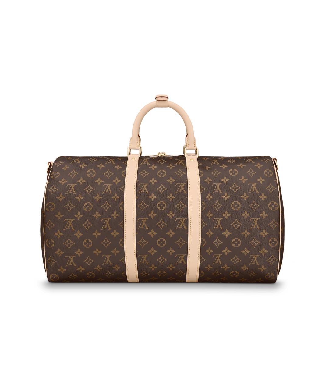 LOUIS VUITTON Коричневая дорожная/спортивная сумка, фото 5