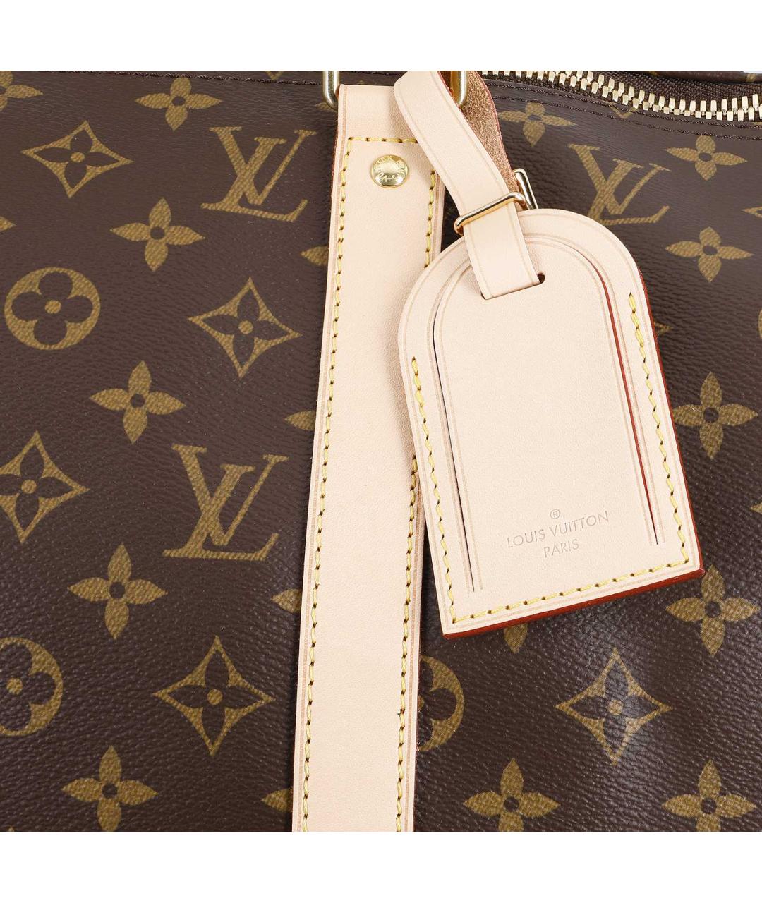 LOUIS VUITTON Коричневая дорожная/спортивная сумка, фото 8