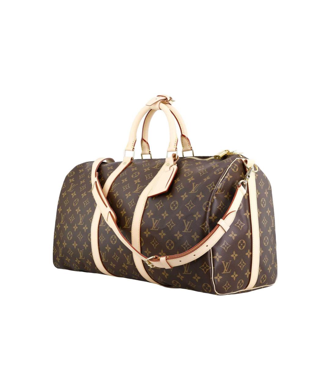 LOUIS VUITTON Коричневая дорожная/спортивная сумка, фото 3
