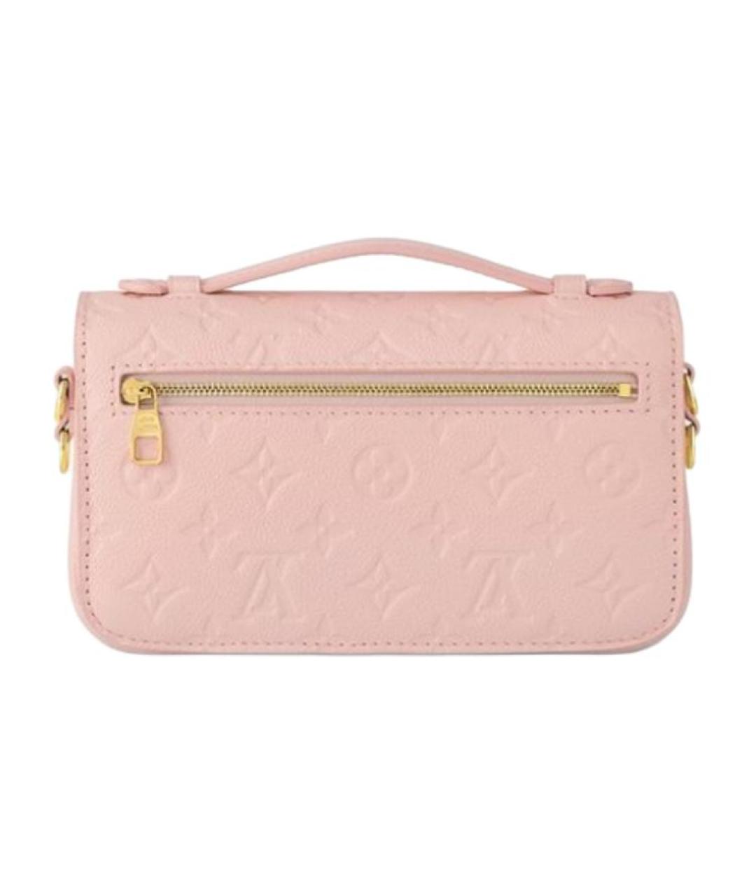 LOUIS VUITTON Розовая кожаная сумка через плечо, фото 4