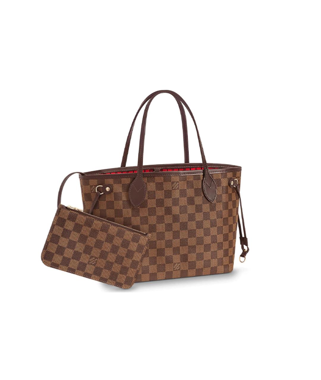 LOUIS VUITTON Коричневая сумка тоут, фото 4