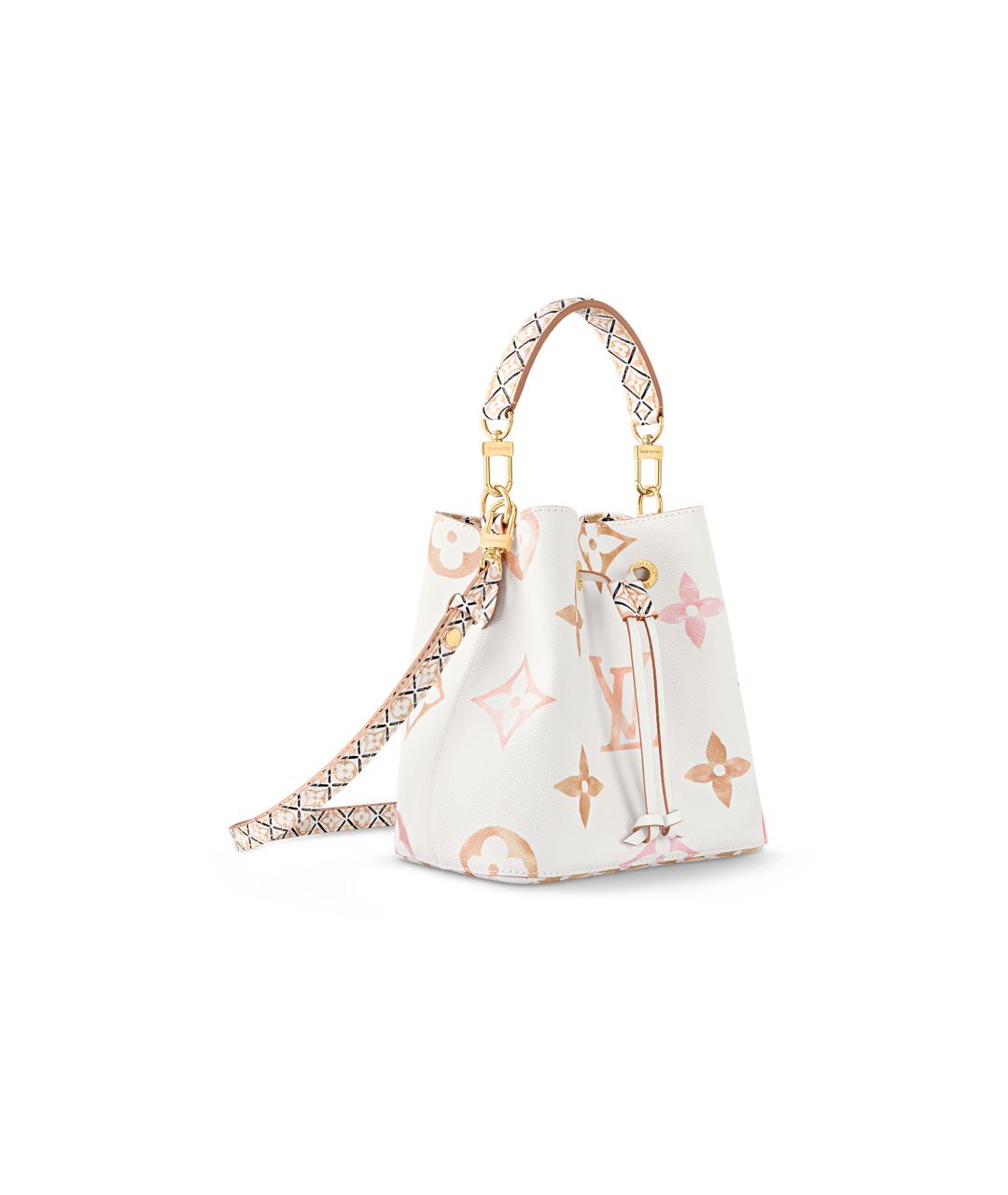 LOUIS VUITTON Белая кожаная сумка через плечо, фото 2