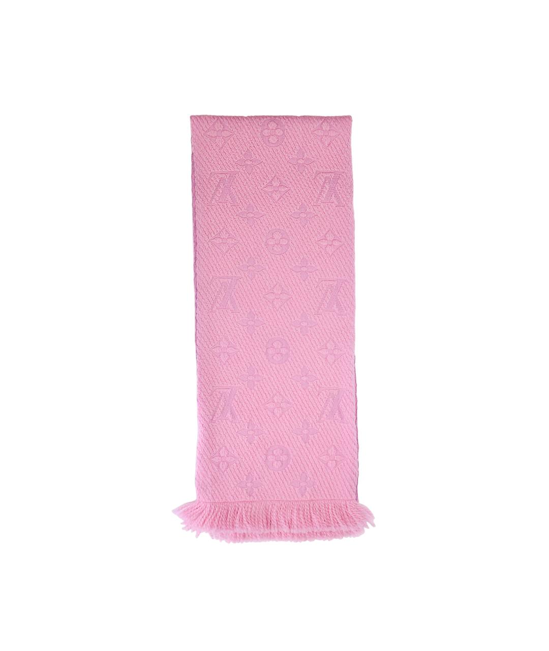 LOUIS VUITTON Розовый шарф, фото 1