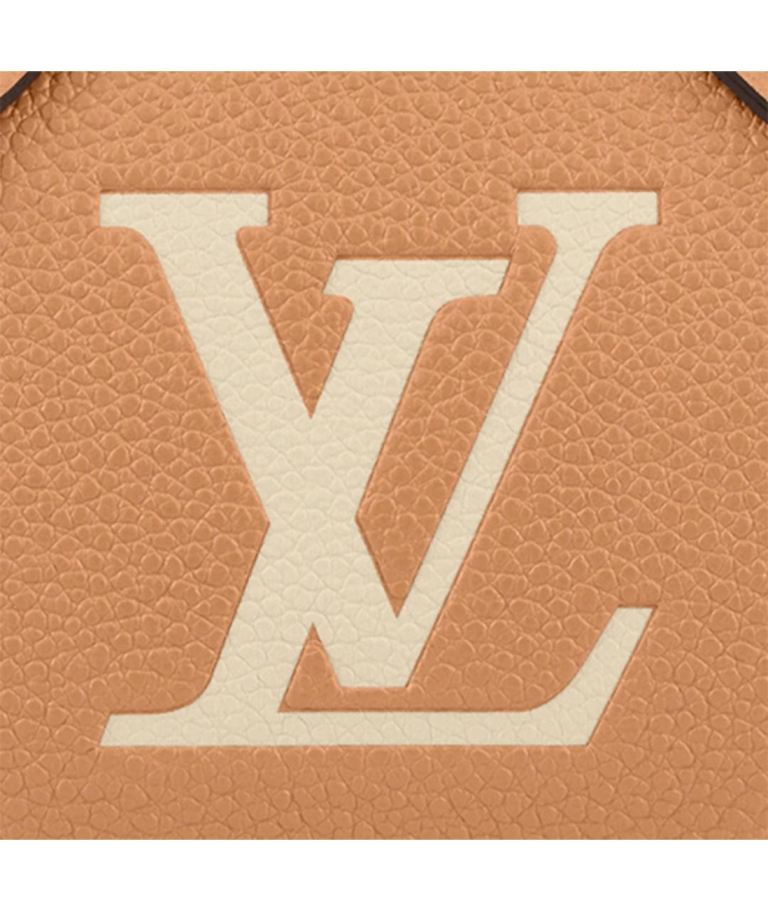 LOUIS VUITTON Бежевая сумка с короткими ручками, фото 5