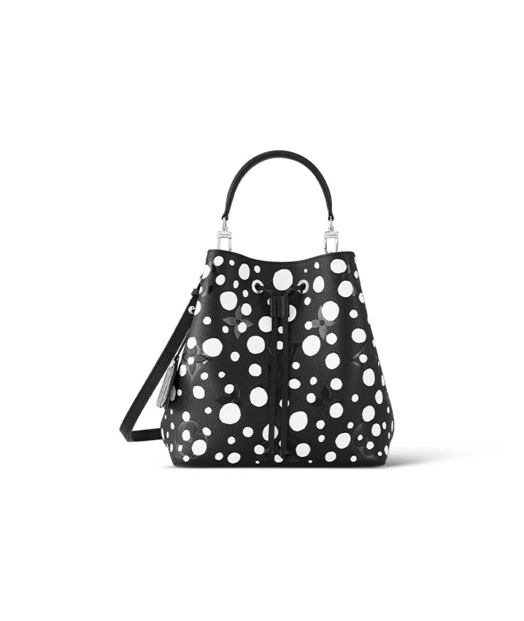 LOUIS VUITTON Черная кожаная сумка через плечо, фото 1