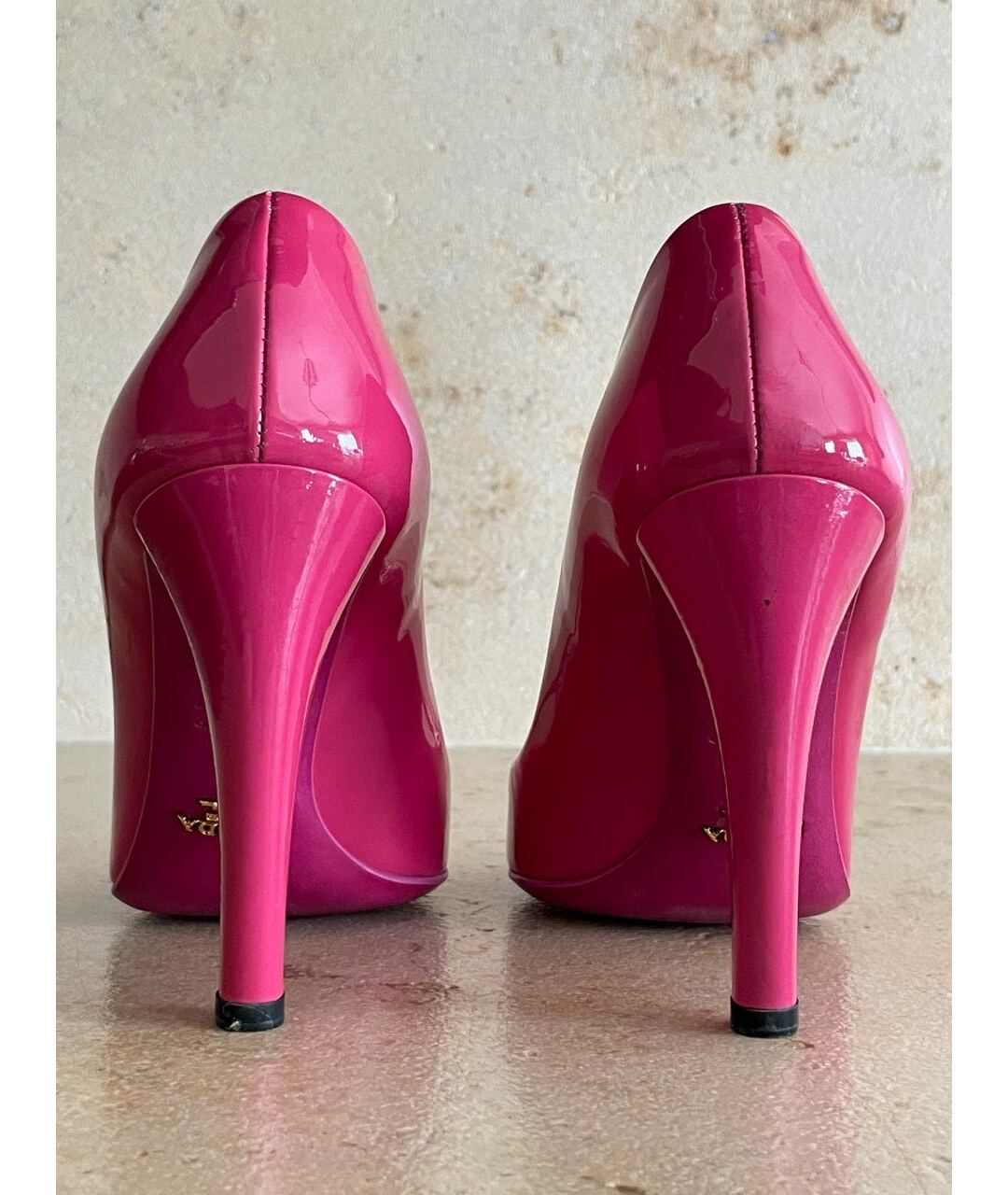 PRADA Розовые туфли из лакированной кожи, фото 4