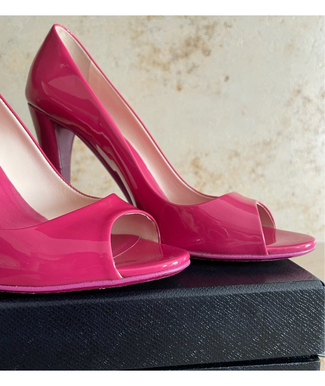 PRADA Розовые туфли из лакированной кожи, фото 5