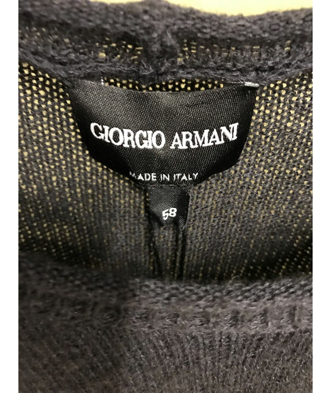 GIORGIO ARMANI Черный кашемировый джемпер / свитер, фото 4