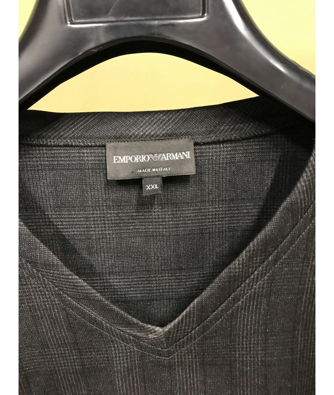 EMPORIO ARMANI Черный шерстяной джемпер / свитер, фото 3