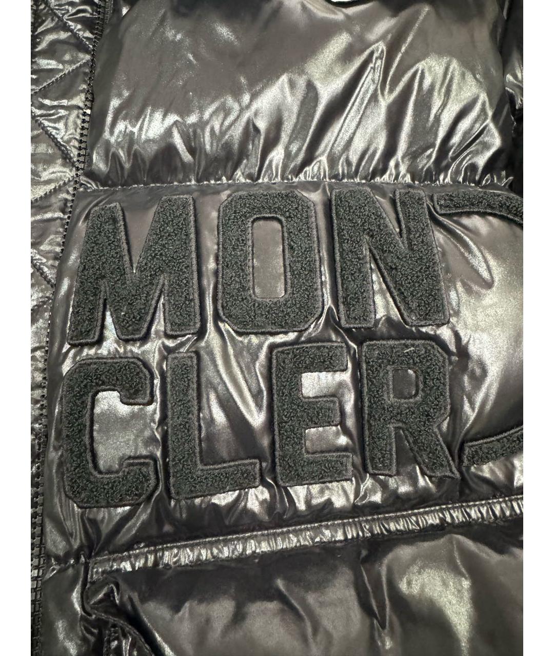 MONCLER Темно-синий пуховик, фото 4