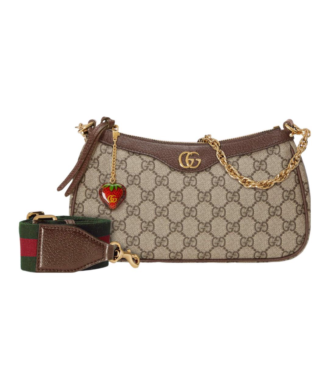 GUCCI Коричневая сумка через плечо, фото 2