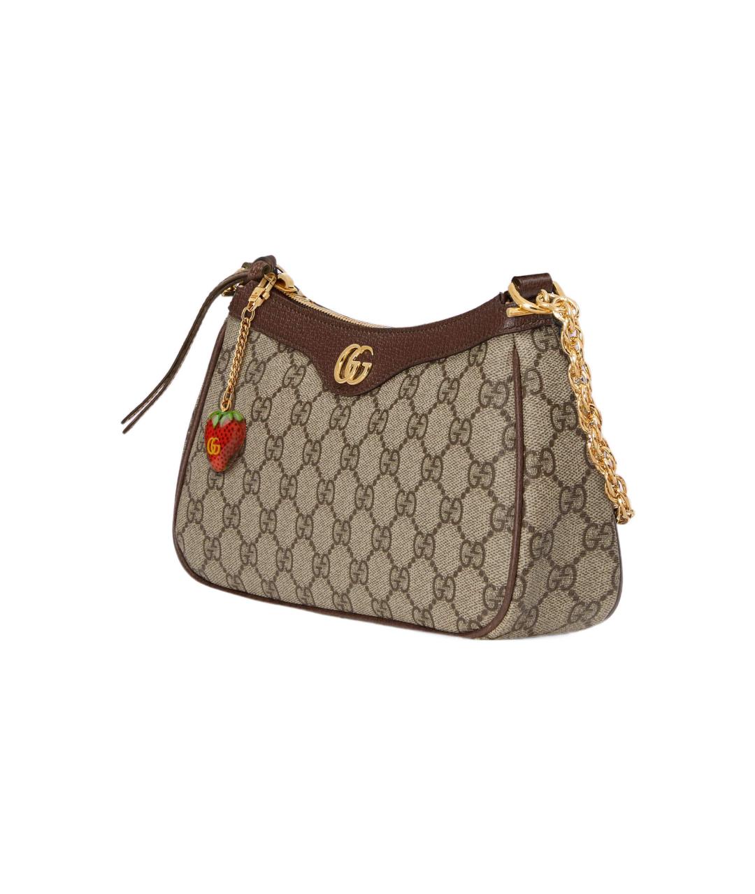 GUCCI Коричневая сумка через плечо, фото 3