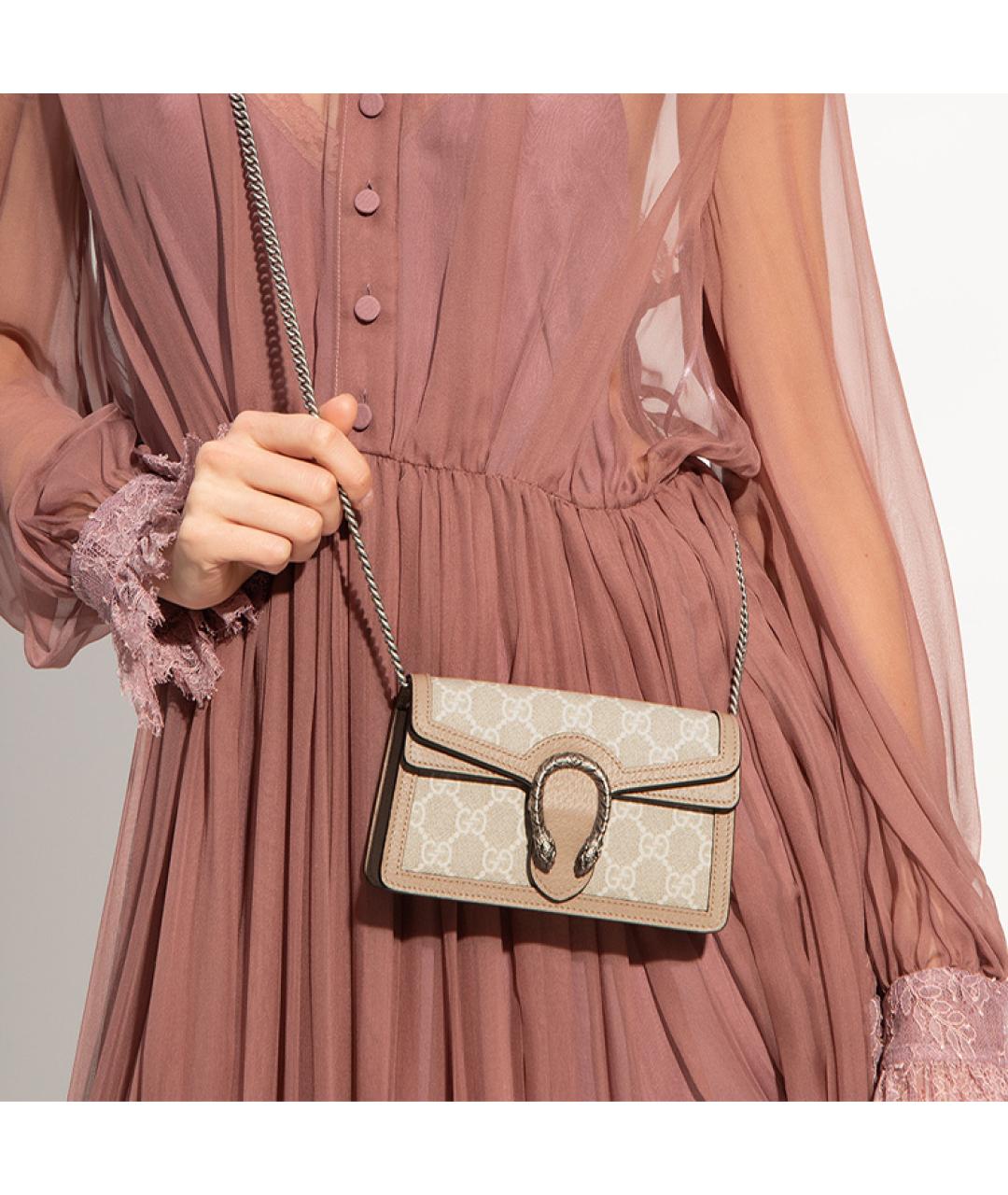 GUCCI Бежевая сумка через плечо, фото 6