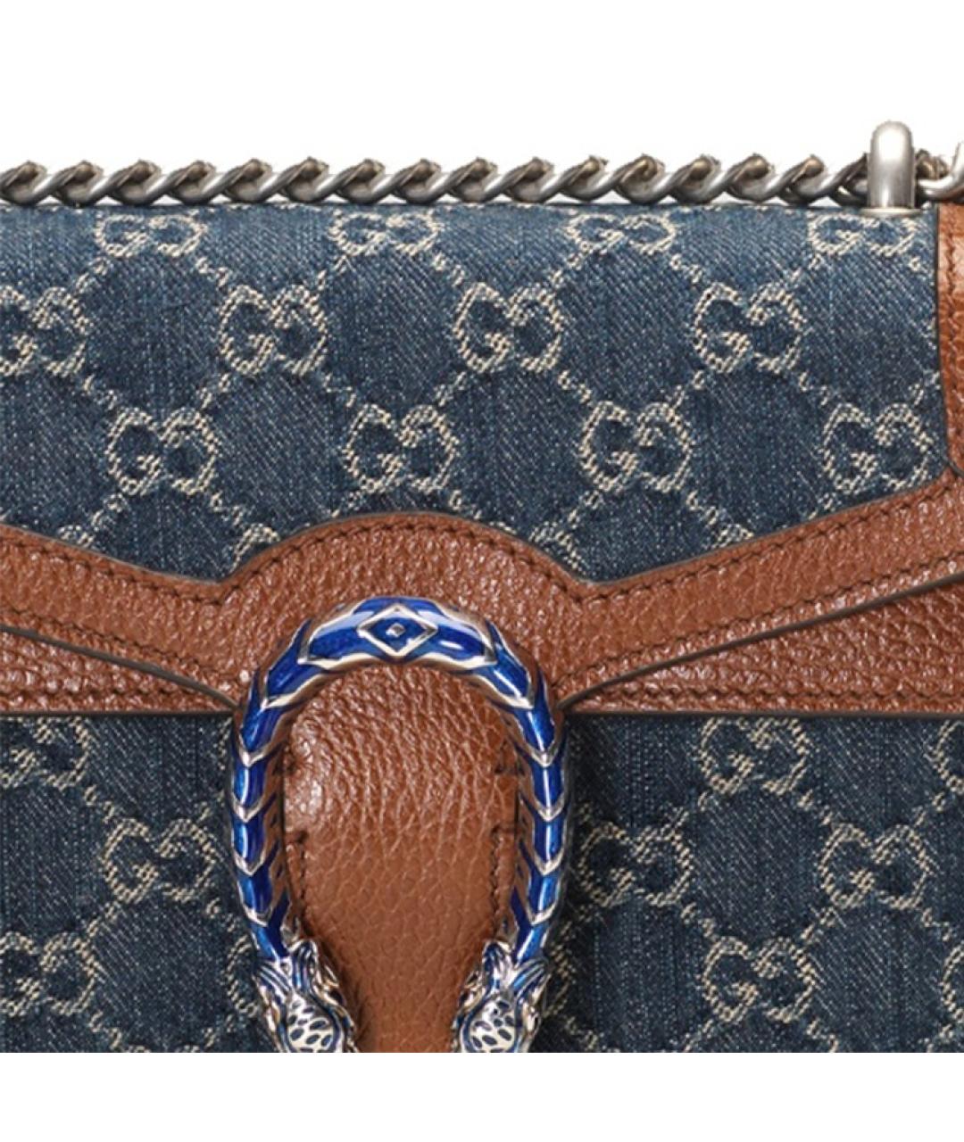 GUCCI Мульти деним сумка через плечо, фото 8