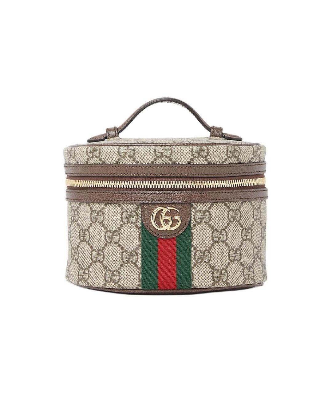 GUCCI Бежевая косметичка, фото 1