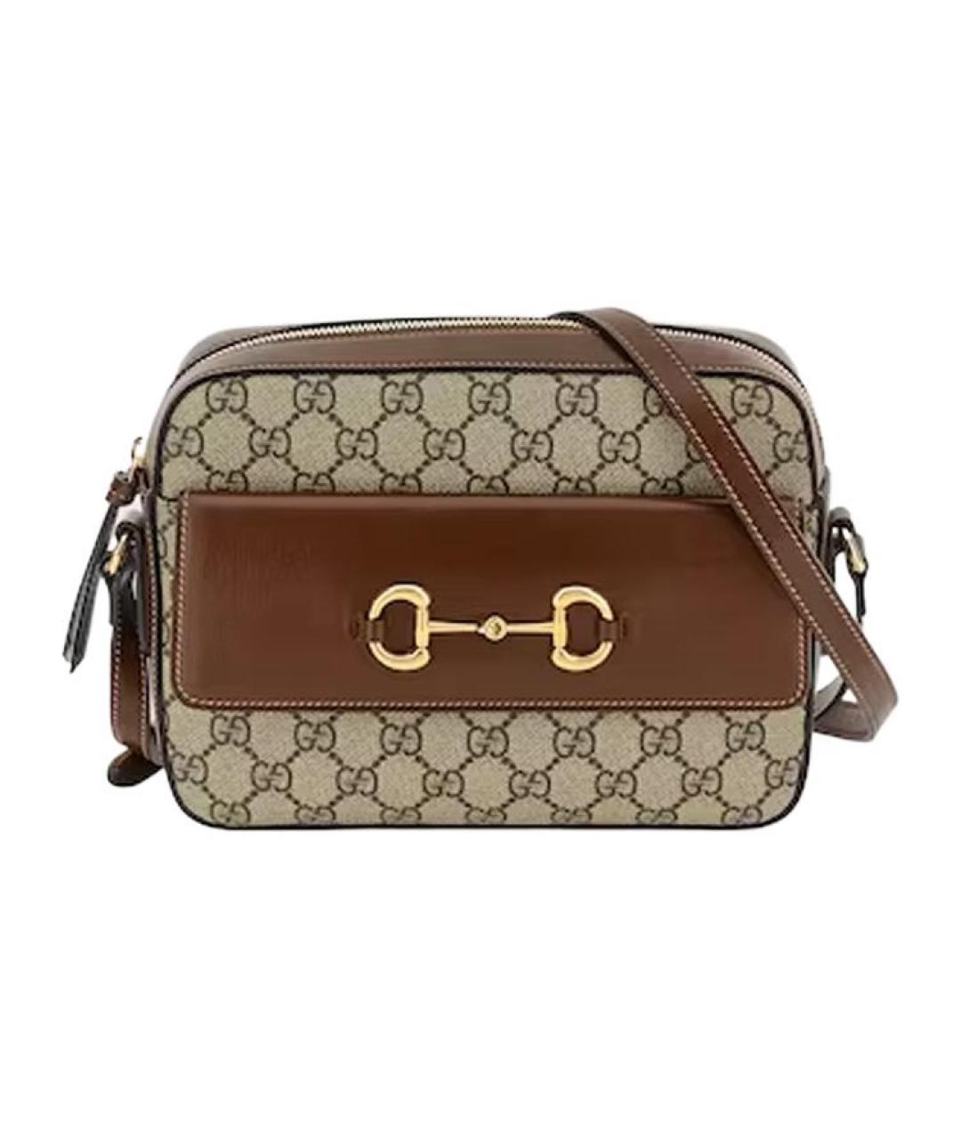 GUCCI Коричневая сумка через плечо, фото 1