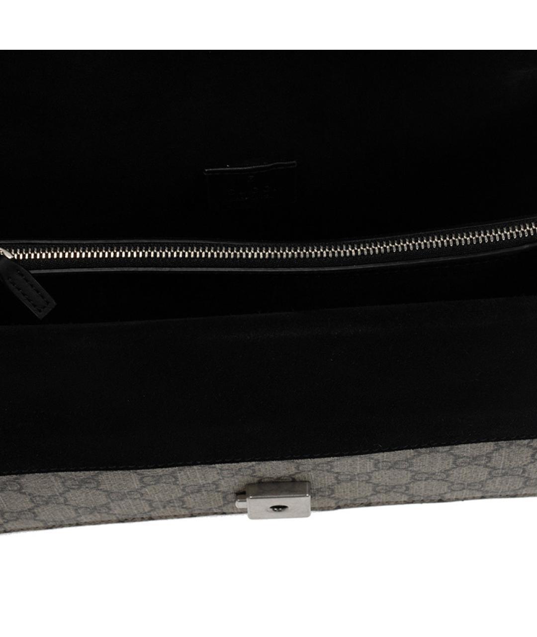 GUCCI Бежевая хлопковая сумка через плечо, фото 2
