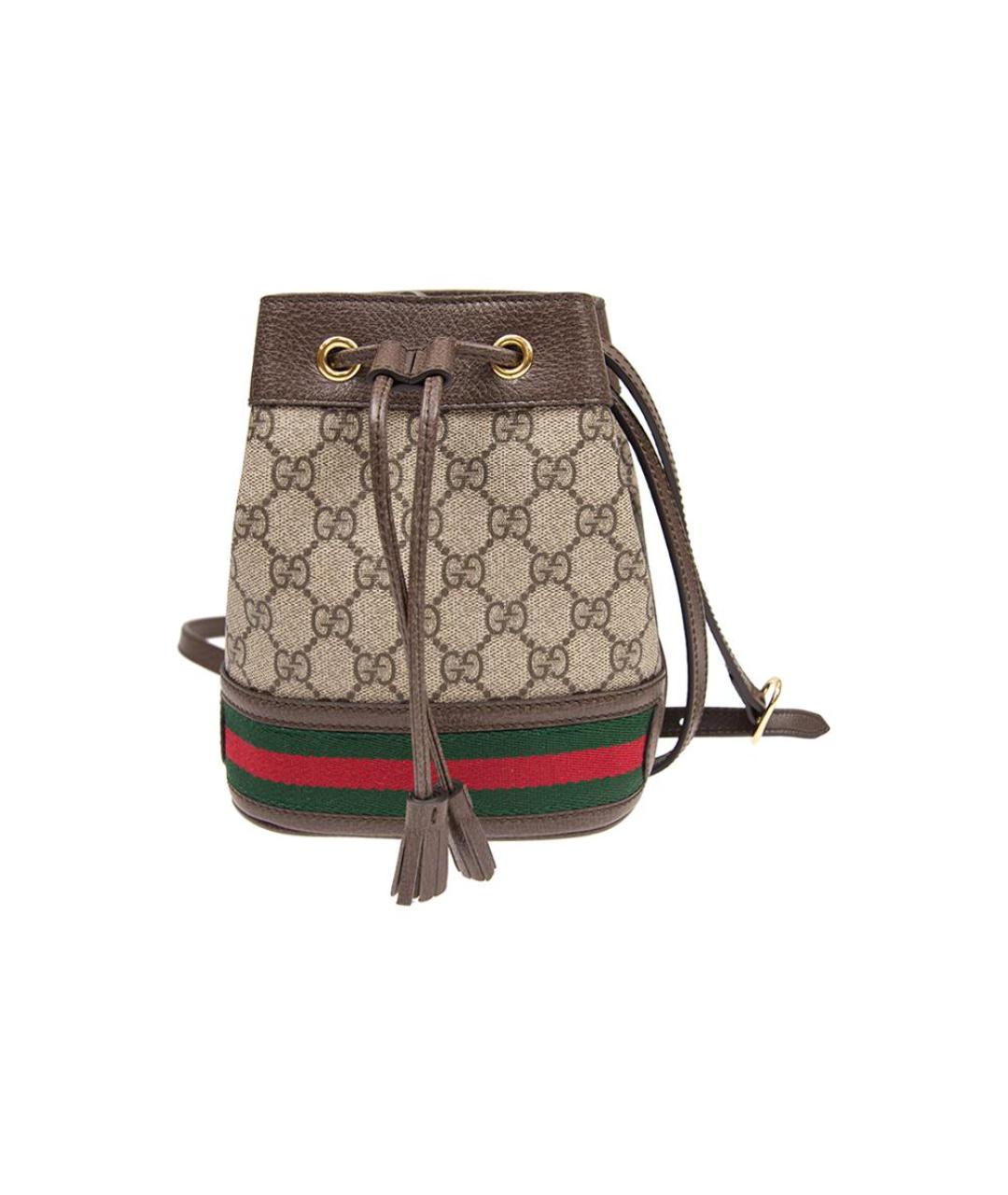 GUCCI Коричневая сумка через плечо, фото 1