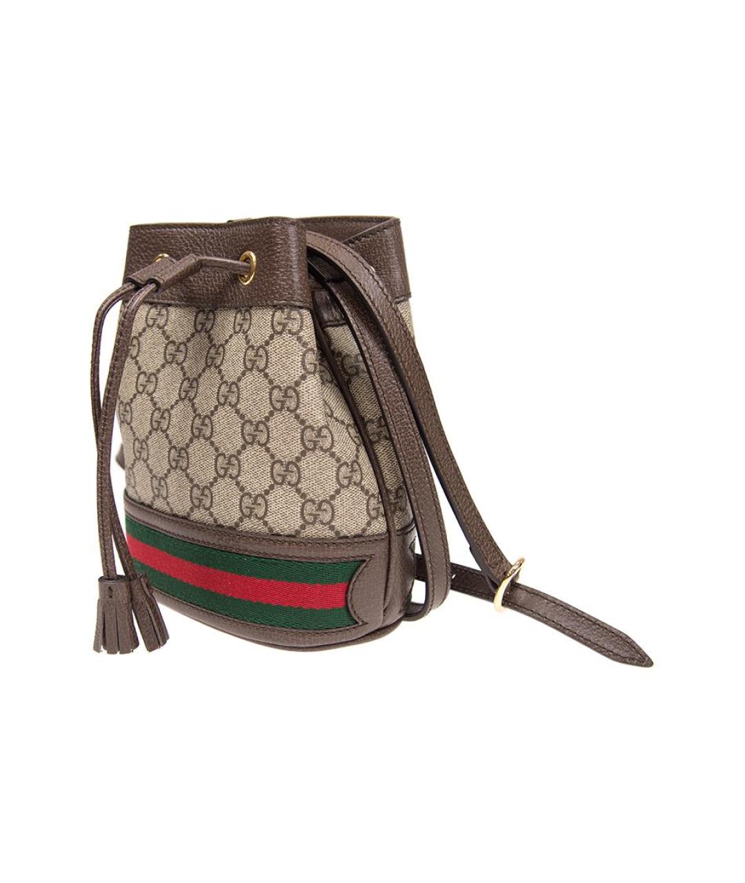 GUCCI Коричневая сумка через плечо, фото 3