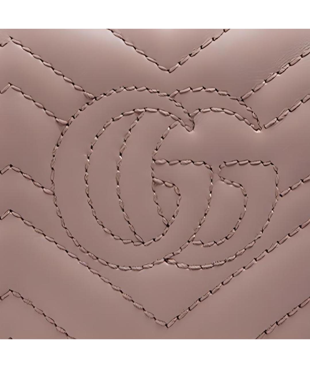 GUCCI Розовый кожаный кардхолдер, фото 5