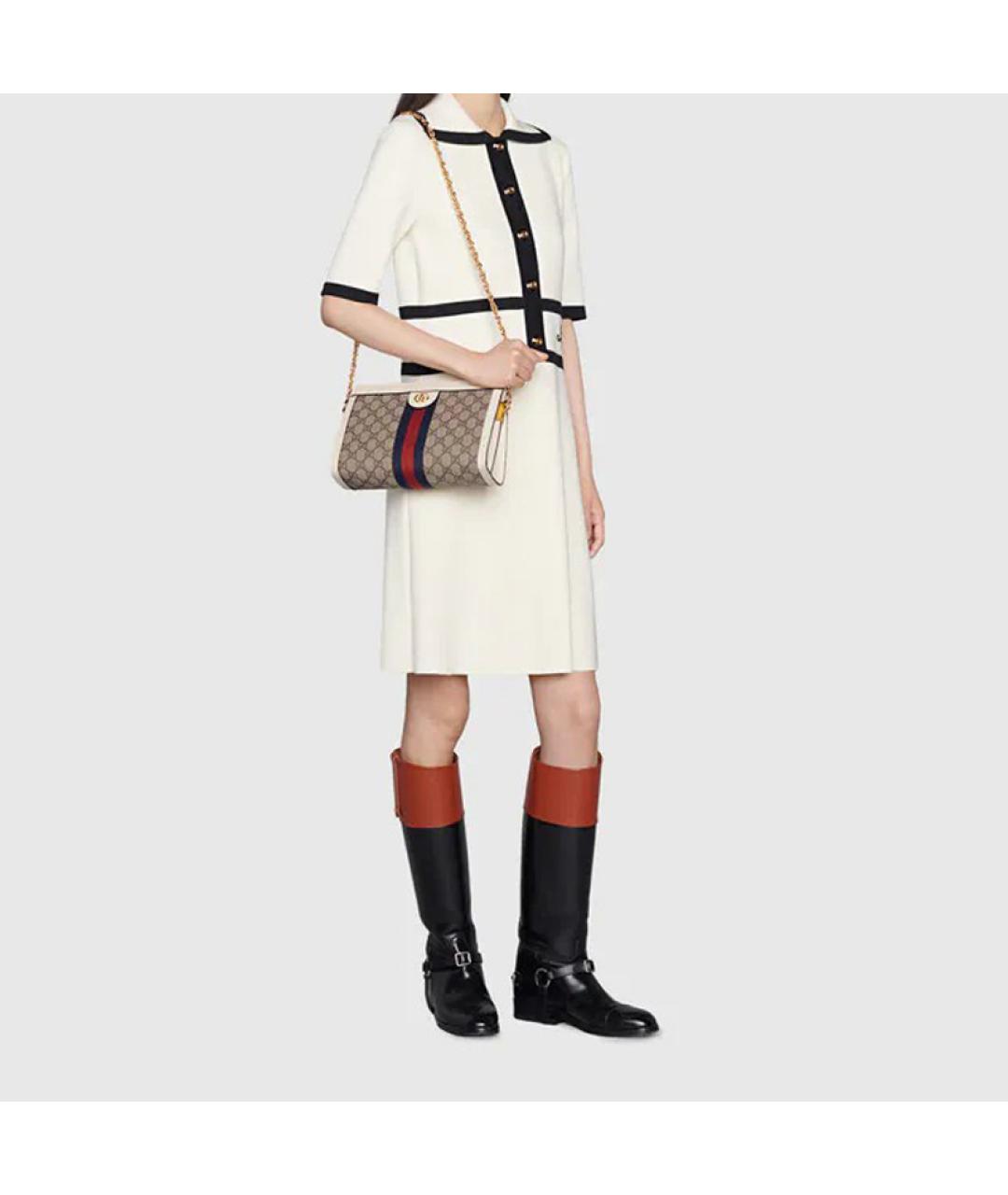 GUCCI Бежевая сумка через плечо, фото 6