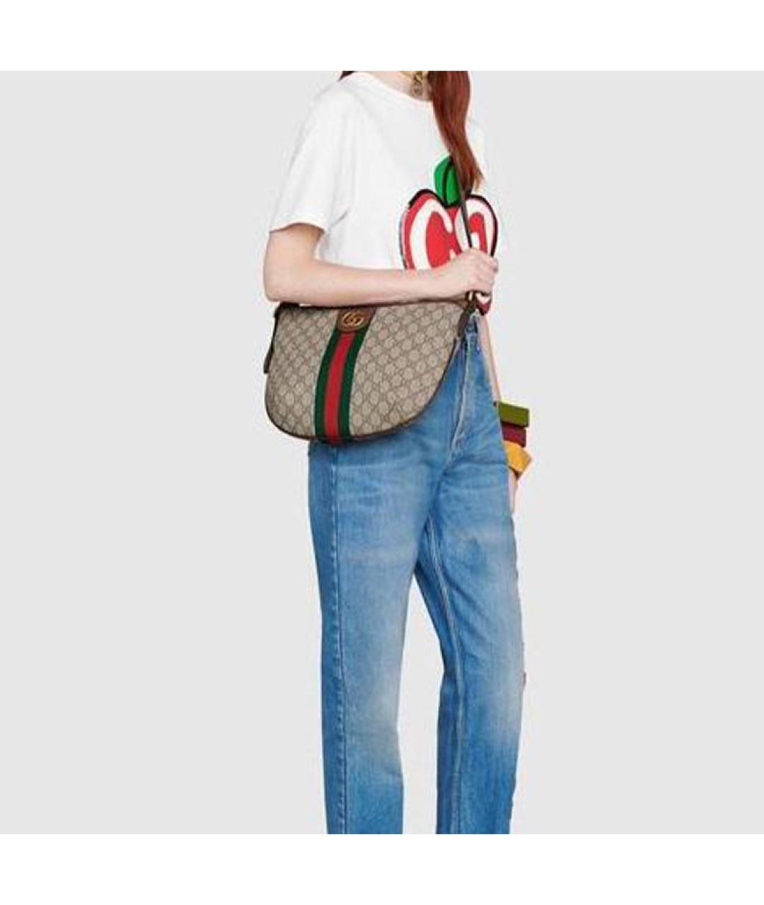 GUCCI Бежевая сумка через плечо, фото 7