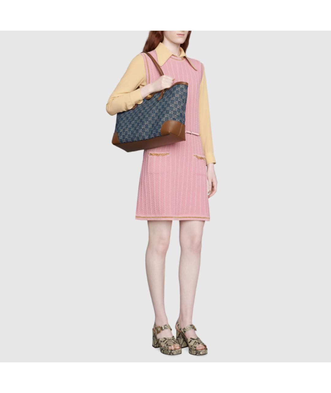 GUCCI Синяя сумка через плечо, фото 9