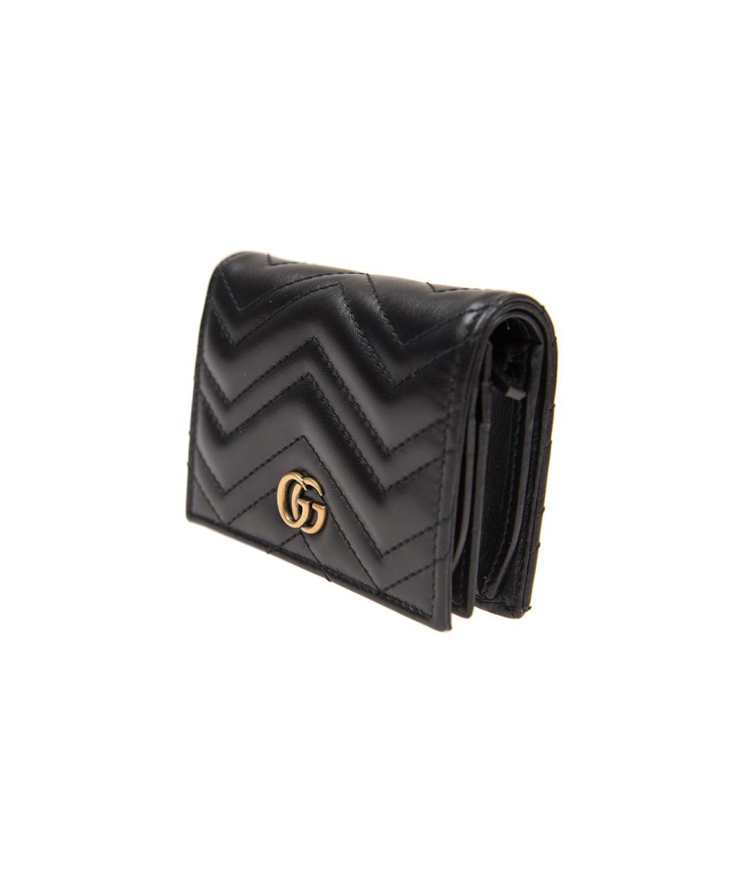 GUCCI Черный кожаный кошелек, фото 2