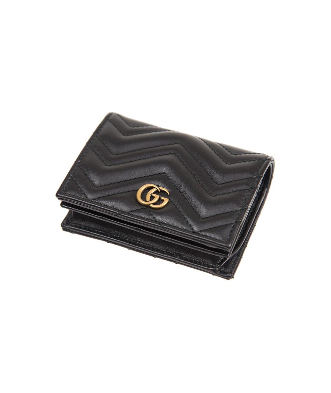GUCCI Черный кожаный кошелек, фото 3