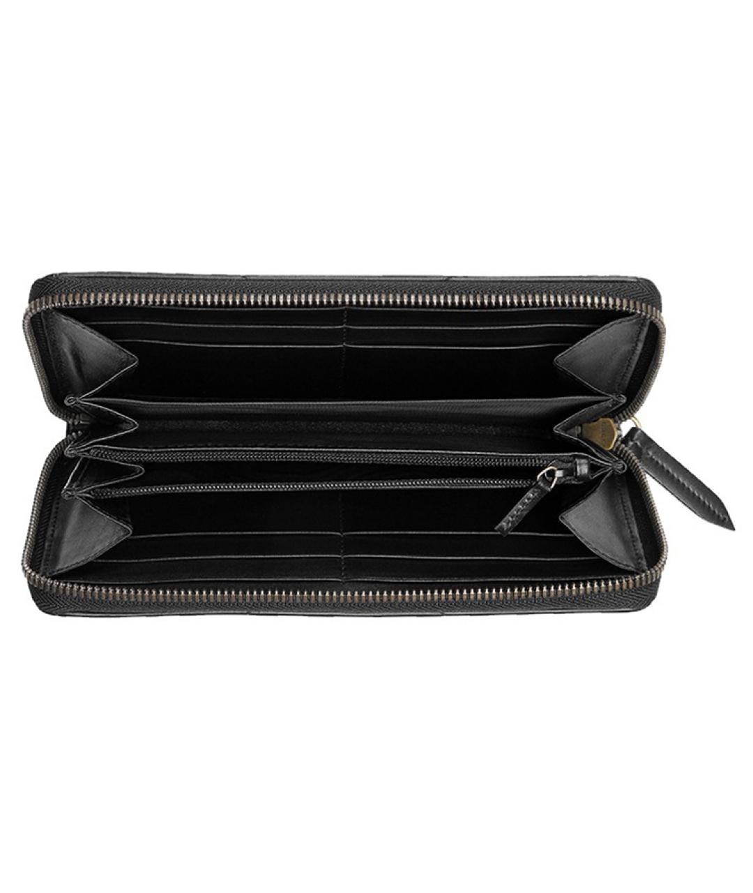 GUCCI Черный кожаный кошелек, фото 3
