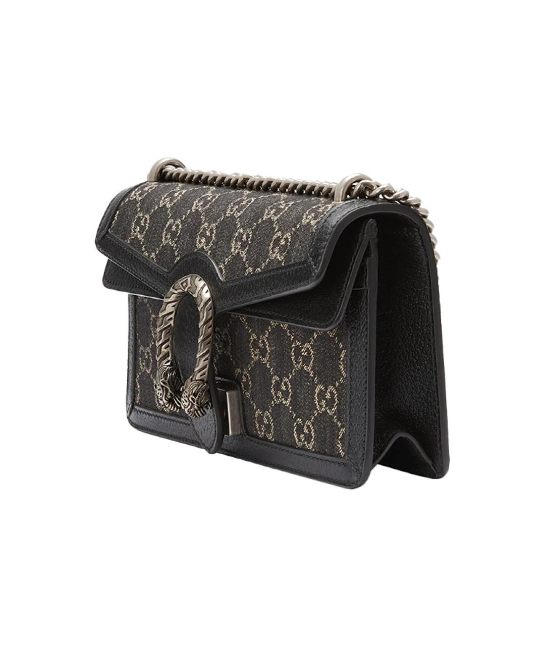 GUCCI Серая деним сумка через плечо, фото 7