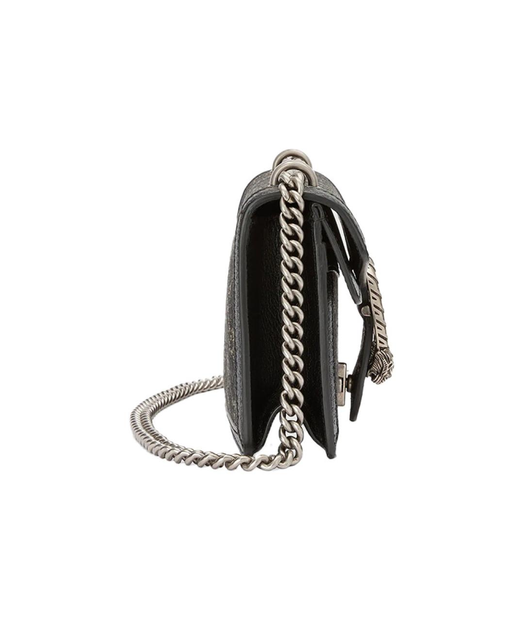 GUCCI Серая деним сумка через плечо, фото 4