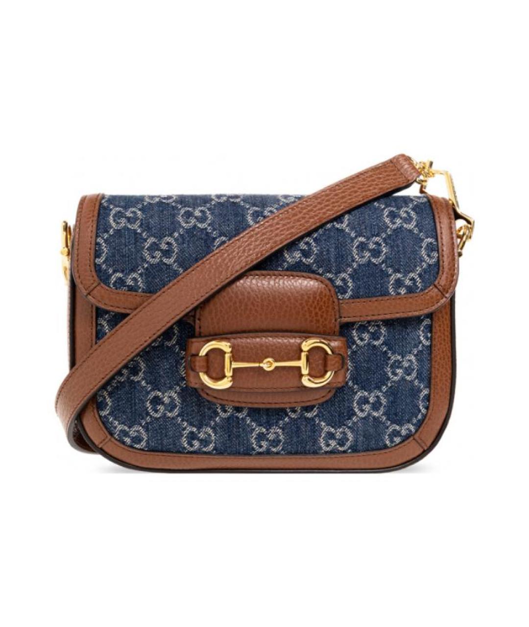 GUCCI Мульти деним сумка через плечо, фото 2