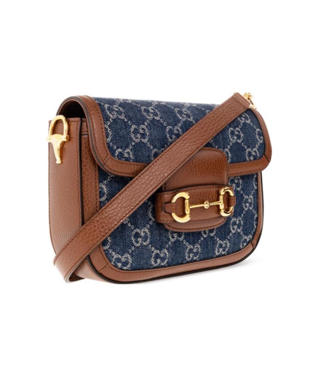 GUCCI Мульти деним сумка через плечо, фото 4