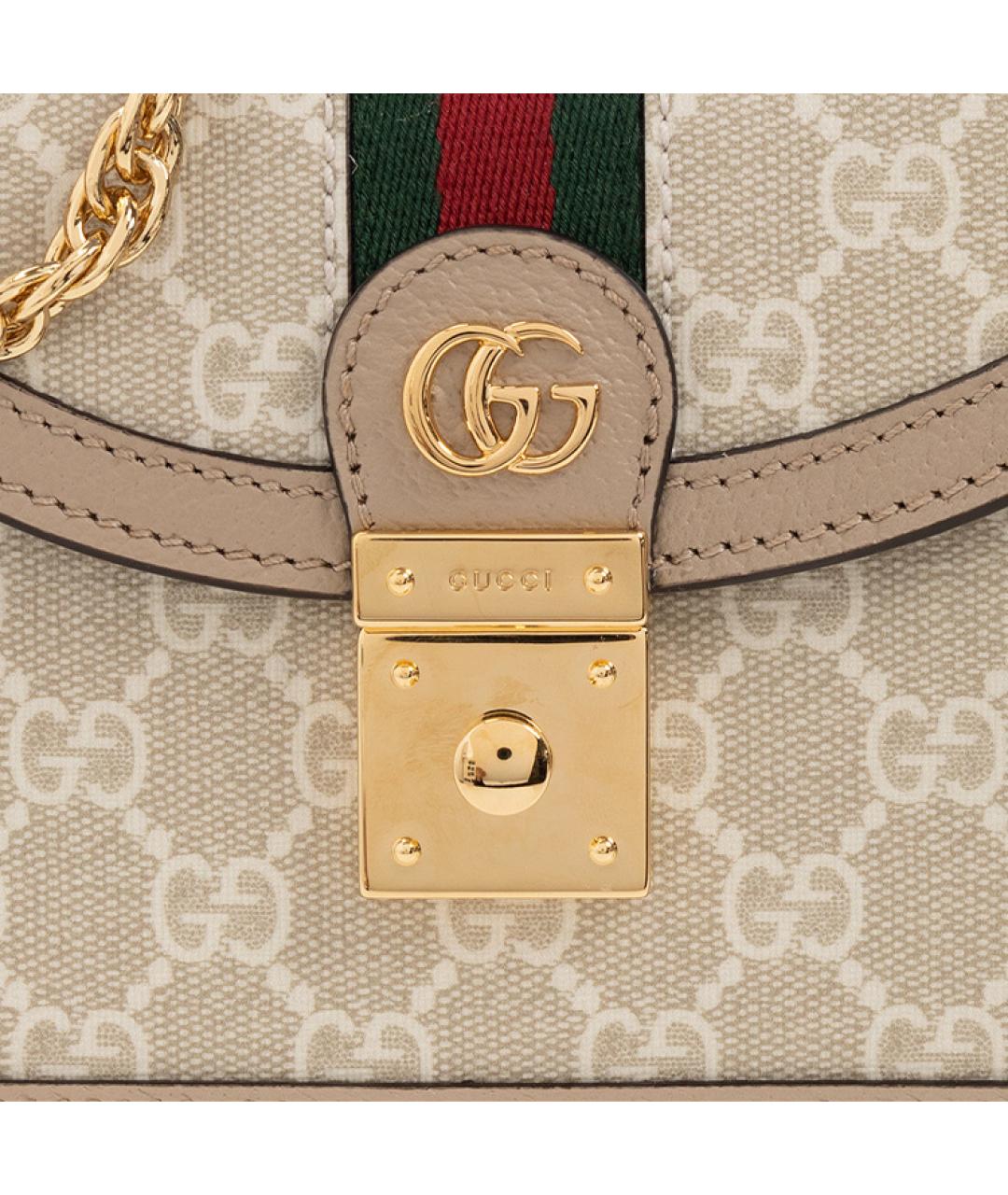 GUCCI Бежевая сумка через плечо, фото 5
