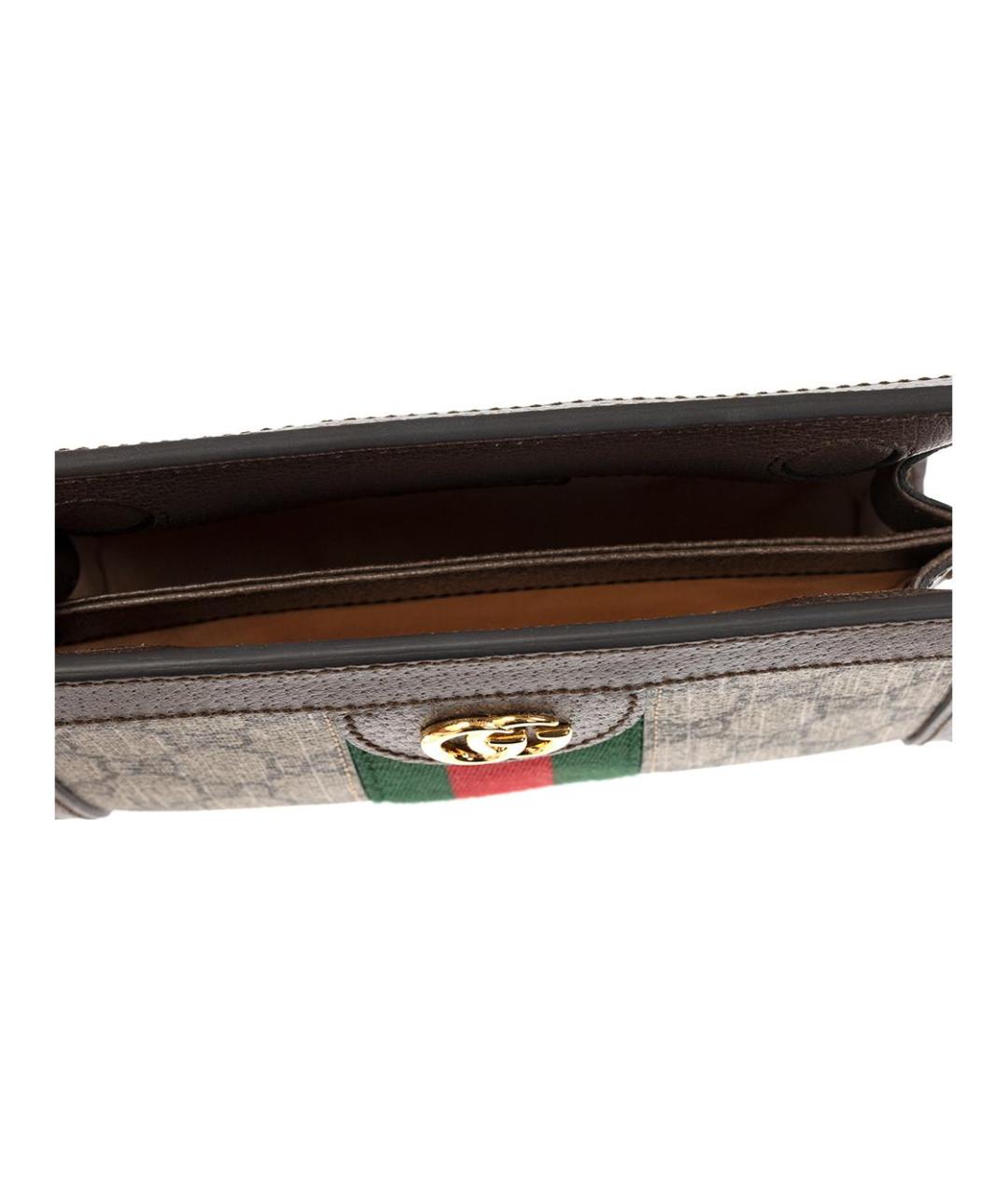 GUCCI Коричневая сумка через плечо, фото 4